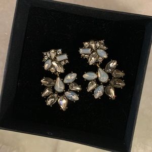 BaubleBar Rhinestone Drop Earrings - Vintage Style